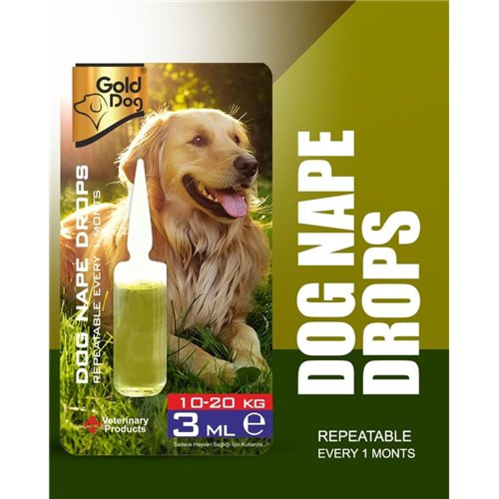 Zonaks Dog Nape Drop 3 Ml 10-20 Kg