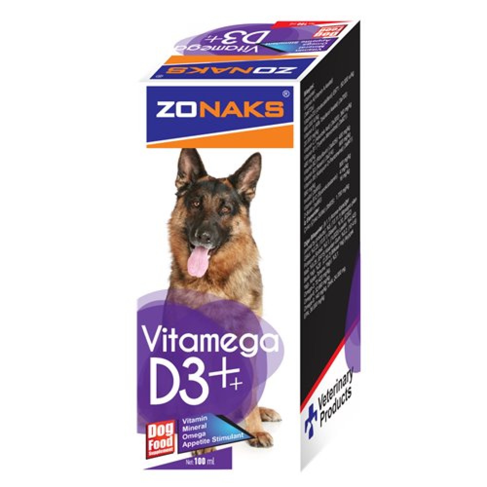 Zonaks Vıtamega D3 Dog Food 100 Ml